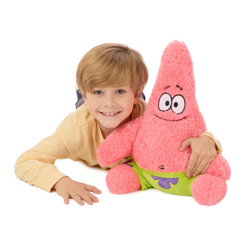 Kids Weighted Pillow Buddy - SpongeBob Patrick Star Plush Character, 3 lb