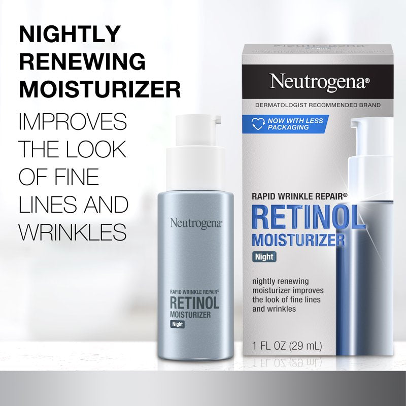 Rapid Wrinkle Repair Moisturizer Set with SPF 30 & Retinol - 1 oz