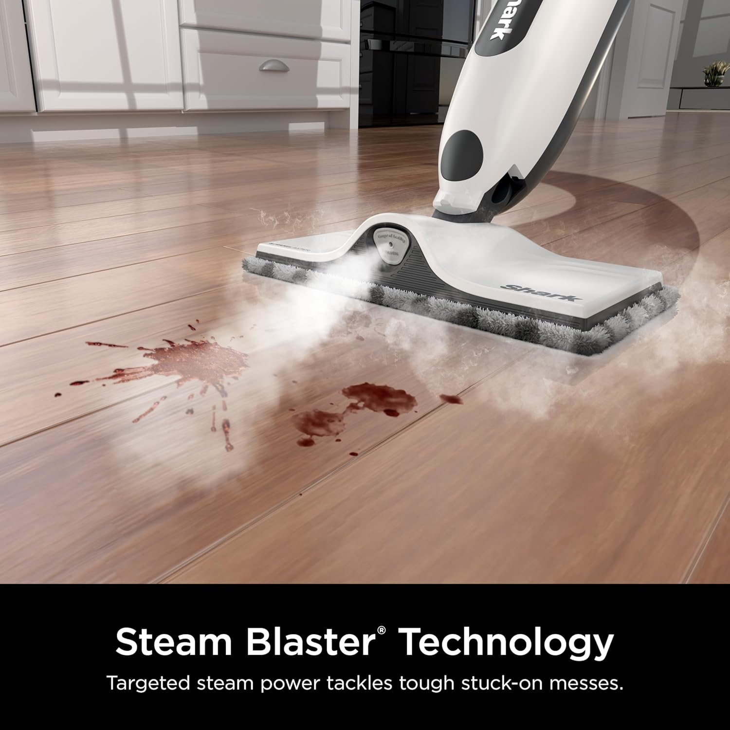 Shark SteamSpot Steam Mop - Lightweight Steam Cleaner with 3 Modes & XL Water Tank | Ideal for Sealed Hard Floors