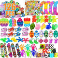 Krcilcuk 126 Pcs Party Favors for Kids, Treasure Box Toys for Classroom, Prize Box Toys for Kids, Goodie Bags Stuffers, Pinata Filler, Treasure Chest Fidget Birthday Gifts Stocking Stuffers
