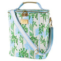 Lilly Pulitzer Insulated Wine Carrier, Cooler Bag Holds up to 4 Bottles of Wine, Soft Cooler with Adjustable/Removable Strap and Double Zipper Close (Swayin in The Breeze)
