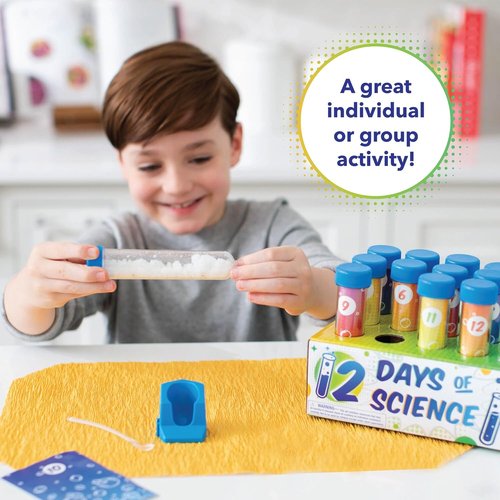 MindWare 12 Days of Science Advent Calendar - Engaging Kids Science Kit with 12 Fun Test Tube Experiments for Ages 6+