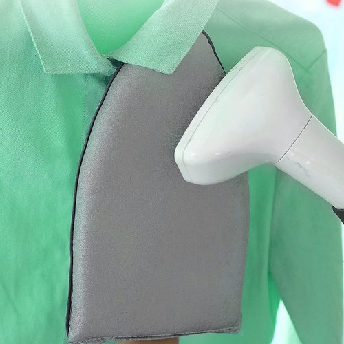 CINPIUK Garment Steamer Ironing Gloves Anti Steam Glove Heat Resistant Garment Steamer Mitt, Garment Steam Accessories for Clothes，Grey, 2Pcs