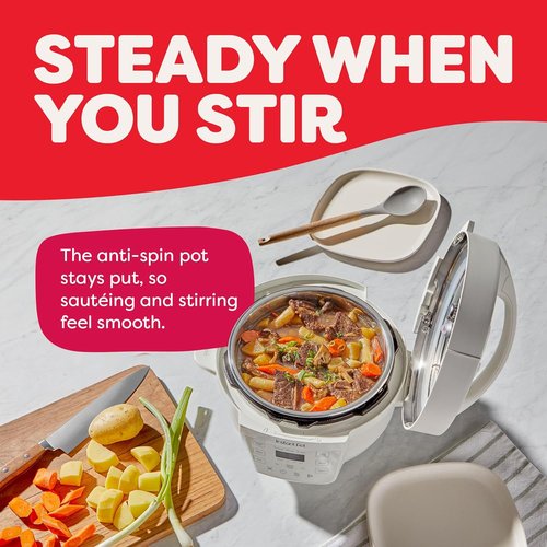 Instant Pot 4QT RIO Mini 7-in-1 Multi-Cooker - Versatile Pressure Cooker & Slow Cooker in Sea Salt