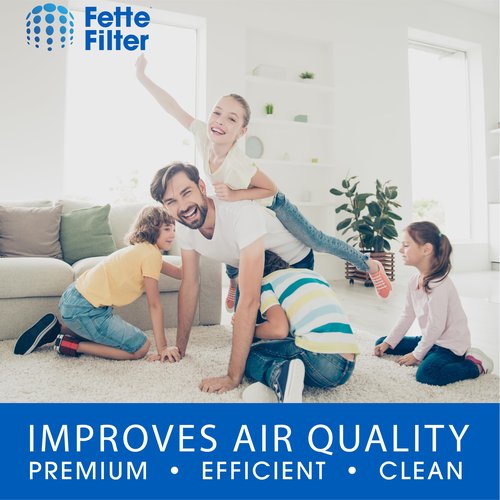 Fette Filter - 6 Pack Replacement Washable Foam Filters compatible with Shark WD100, WD101, WD101C, WD200, WD200C, WD201, WD201C HydroVac Pro XL 3-in-1 Vacuum - Pack of 6