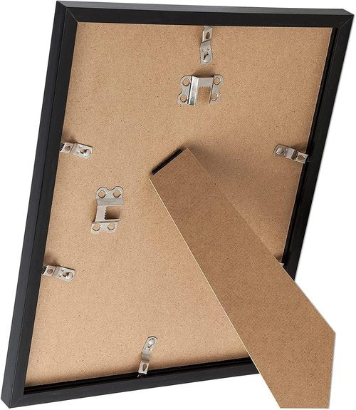 Black Picture Frame by [Brand Name] - 8.5x11 High-Transparency Display for Photos & Certificates
