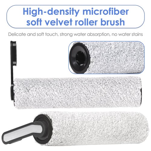 (4 Pieces) Replacement Brush Rollers Compatible with Tineco Floor One S5/ Floor One S5 Pro/iFLOOR 5 Breeze Complete Wet Dry Vacuum Cleaner, Replacement Parts Accessory Kit, 4 Main Brushes