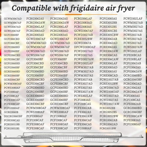 New upgrade Air Fry Tray for 30" Oven with Drip Pan, Compatible with Frigidaire Wall Ovens, Ranges, and Wall Oven/Microwave Combinations，Oven Rack Measures 25" x 16" x 1.75"