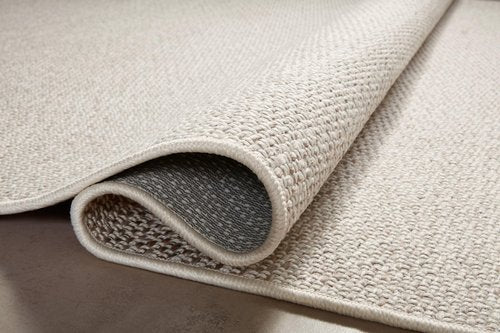 Loloi Amber Lewis Malibu Collection MAB-01 Ivory/Dove 2'-3" x 3'-9" Accent Rug