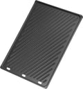 Onlyfire 7638 Reversible Cast Iron Griddle - BBQ Cooking Replacement for Weber Spirit I & II 300 Series