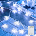 Minetom Star String Lights - 50 LED Waterproof Fairy Lights, 17 ft with Timer for Indoor & Outdoor Decor