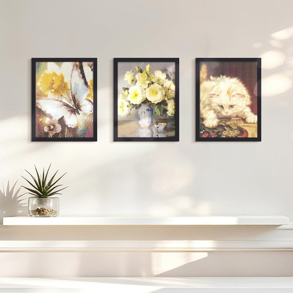 Upsimples 10x13 Picture Frame - Versatile Wall Hanging for 9x12 Photos with Mat - Black, 1 Pack