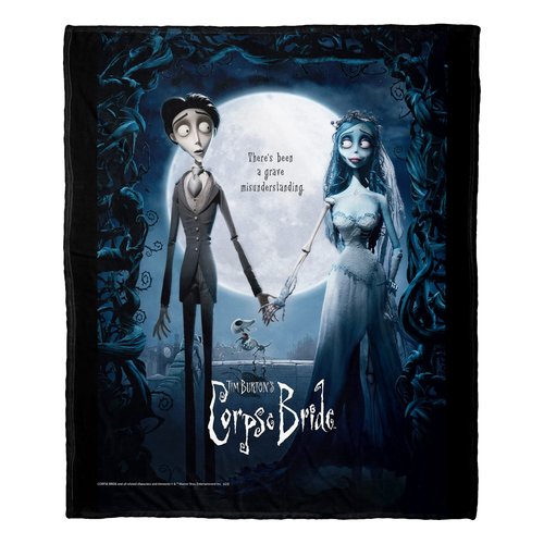 Northwest Corpse Bride Silk Touch Throw Blanket, 50" x 60", Movie Poster