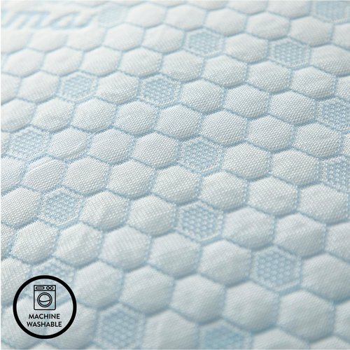 Dearfoams Cool Knit Nylon Infused Bed Pillows, Standard/Queen Size 20"x28", 2 Count