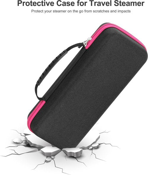 Jack & Rose Travel Steamer Case - Handheld Storage Organizer for Garment Steamers | Black