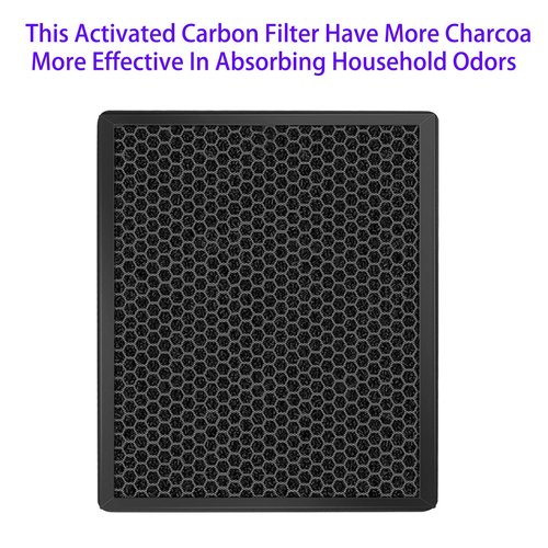 2 Set EPI-328 Replacement Filter for COLZER EPI-328 and Domccy NS-320 Air Purifier, H13 Hepa Filters with High efficiency Activated Carbon, 2 Pack HEPA + 4 Pack Pre-Filter