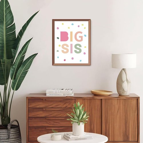 LARTSFRO Wall Art Decor - Inspirational Posters for Sisters | Set of 4 Unframed 10x8 Inch Prints