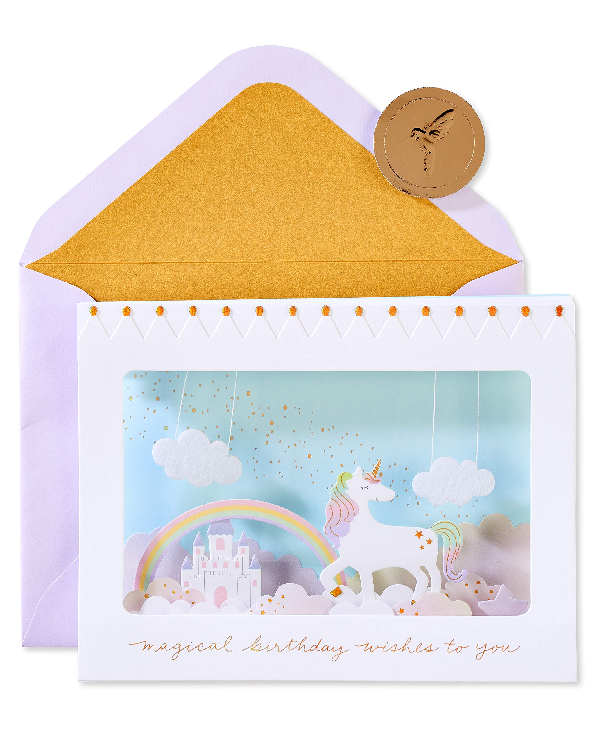 Papyrus Unicorn Birthday Card for Girl (Magical Birthday)