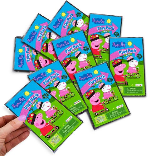 Peppa Pig 24 Count Mini Party Favors - Grab n Go Play Packs with Coloring Pages, Stickers & More (Peppa Pig Birthday Party Supplies)