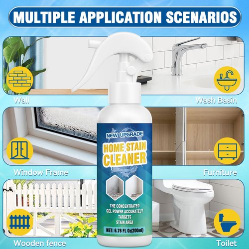 Kallteren Powerful Mold Stain Cleaner, Multi-Surface Cleaning Spray for Walls, Tiles, Grout, Ceilings, Decks, Sinks, Brick and Washing Machines, Household Interior and Exterior Stain Remover
