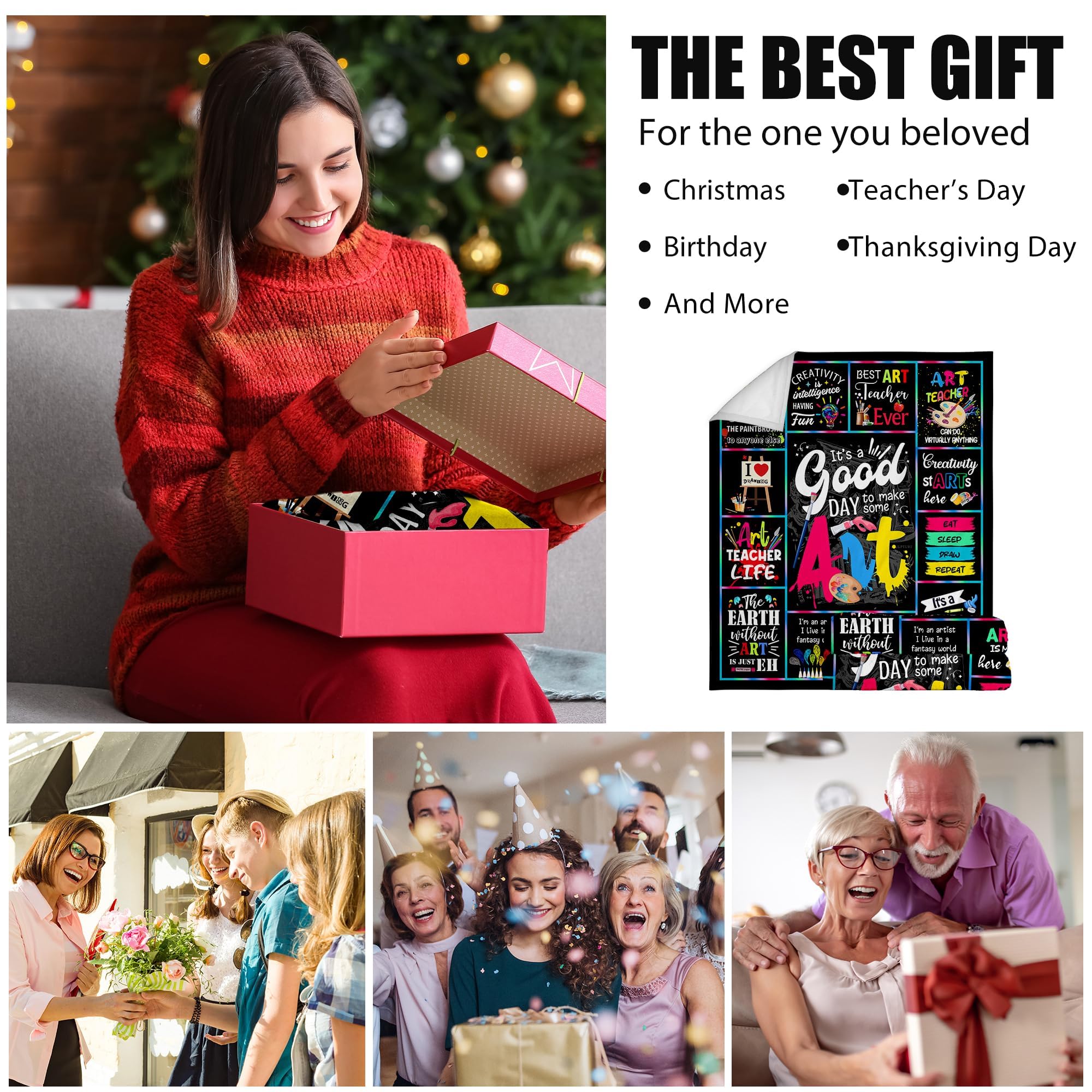 Velivn Retirement Gifts for Women Men, Happy Retirement Blanket Gifts for Mom Teacher Nurse, Best Retirement Gifts for Women 2025 Coworker, Retired Gifts for Christmas Throw Blanket 60"x80"