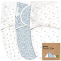 Organic Baby Swaddle Sleep Sacks by [Brand Name] - Soft & Snug 3-Pack for Newborns 0-3 Months