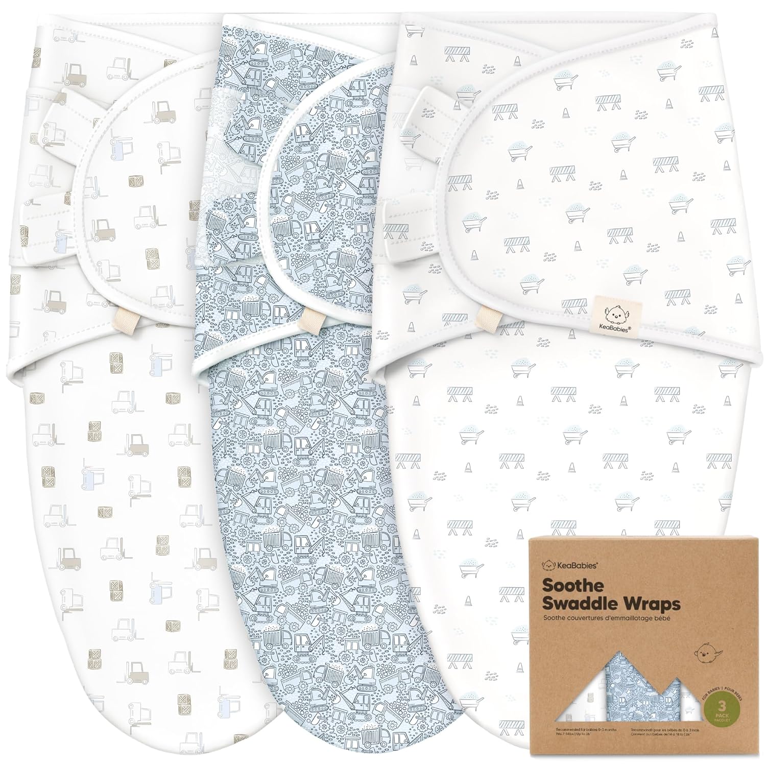 Organic Baby Swaddle Sleep Sacks by [Brand Name] - Soft & Snug 3-Pack for Newborns 0-3 Months