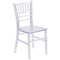 Flash Furniture Child’s Transparent Crystal Resin Party and Event Chiavari Chair for Commercial & Residential Use