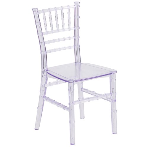 Flash Furniture Child’s Transparent Crystal Resin Party and Event Chiavari Chair for Commercial & Residential Use
