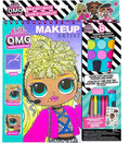 Horizon Group USA DIY Craft Kit | LOL OMG Make-Up Artist Magazine with 130 Stencil Designs & 200 Stickers