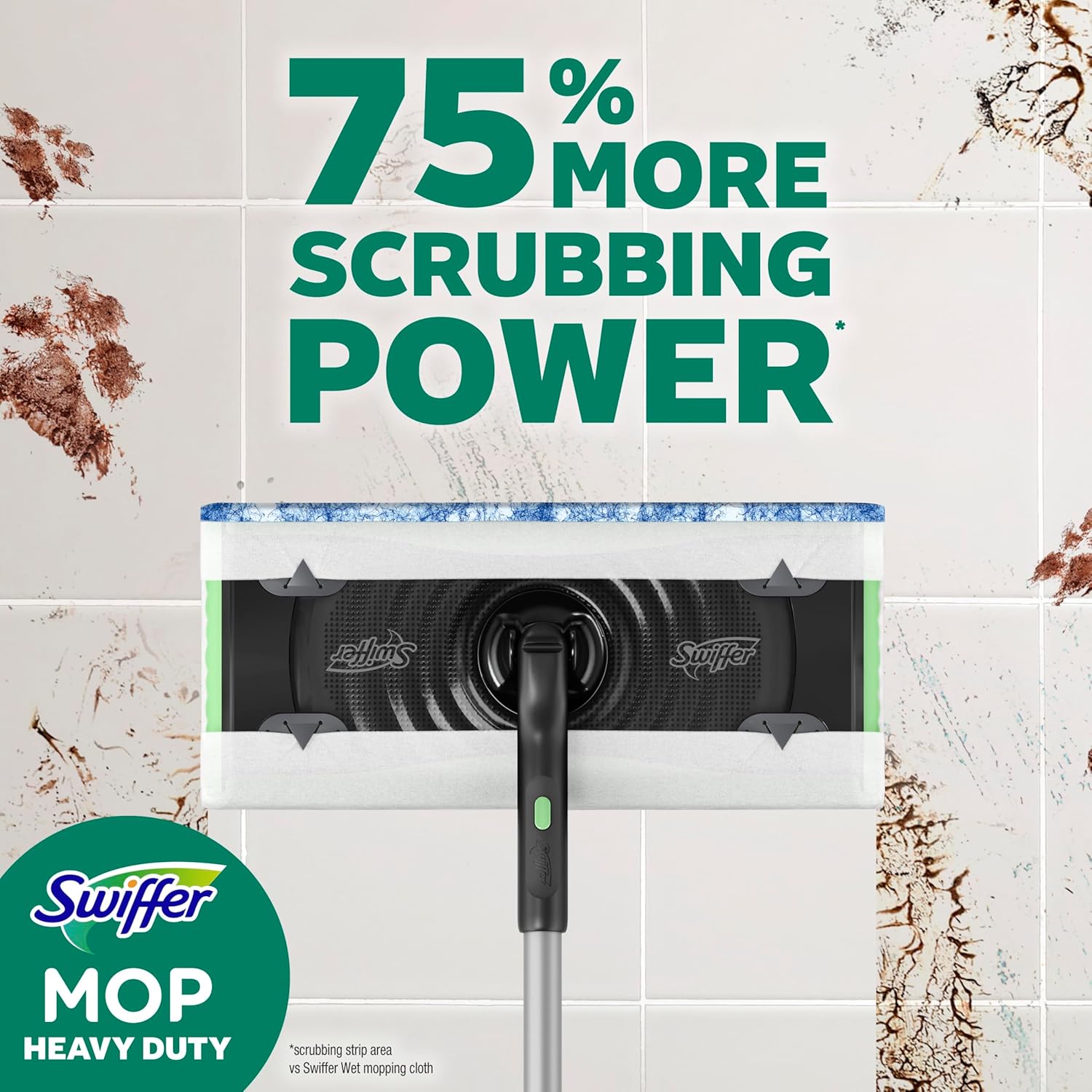 Swiffer Heavy Duty Mop Refills - Multi-Surface Cleaning Cloths with Outdoor Fresh Scent | 20 Count