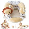 Aila+Aiden Tummy Time Mat & Seated Support - Sensory Toys for Newborns & Babies (Sand)