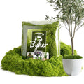 BYHER Fake Moss for Plants Indoor, 7OZ Value Pack - Artificial Grass for Crafts, Floral Arrangements & Potted Plants, Natural Moss Alternative for Terrariums, Fairy Gardens (Light Green)