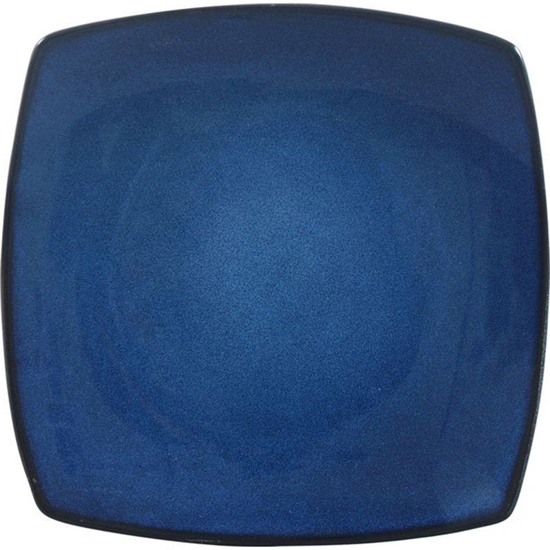 16-Piece Reactive Glaze Dinnerware Set - Blue Stoneware