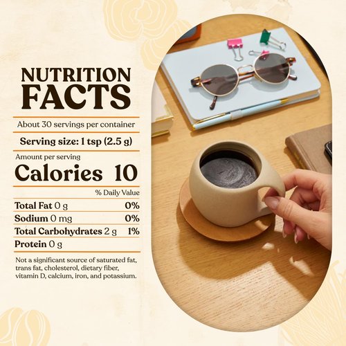 Four Sigmatic Organic Mushroom Coffee | Instant Mushroom Coffee Mix with Lion's Mane, Chaga and Rhodiola for Better Focus and Immune Support | 30 Serving Bag