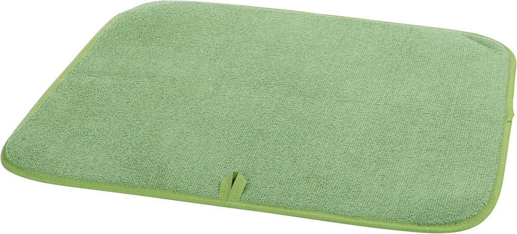 OGGI Microfiber Dish Drying Mat - Absorbent & Reversible Kitchen Pad, 16" x 18", Large, Sage