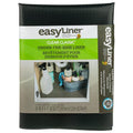 EasyLiner Clear Classic Under The Sink Shelf Liner for Kitchen & Bathroom Cabinets - Easy to Install & Easy to Clean Non Slip Surface - Durable Plastic Shelf Liner - 24 Inches x 4 Feet - Black
