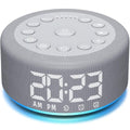 Plug-in Sound White Noise Machine Brown Noise Machine & Alarm Clock with Rechargeable Backup Battery Night Light Dual Alarms 30 Sleeping Sounds for Baby Kids Adults 5 Timers 15 Wake Up Sounds & Memory