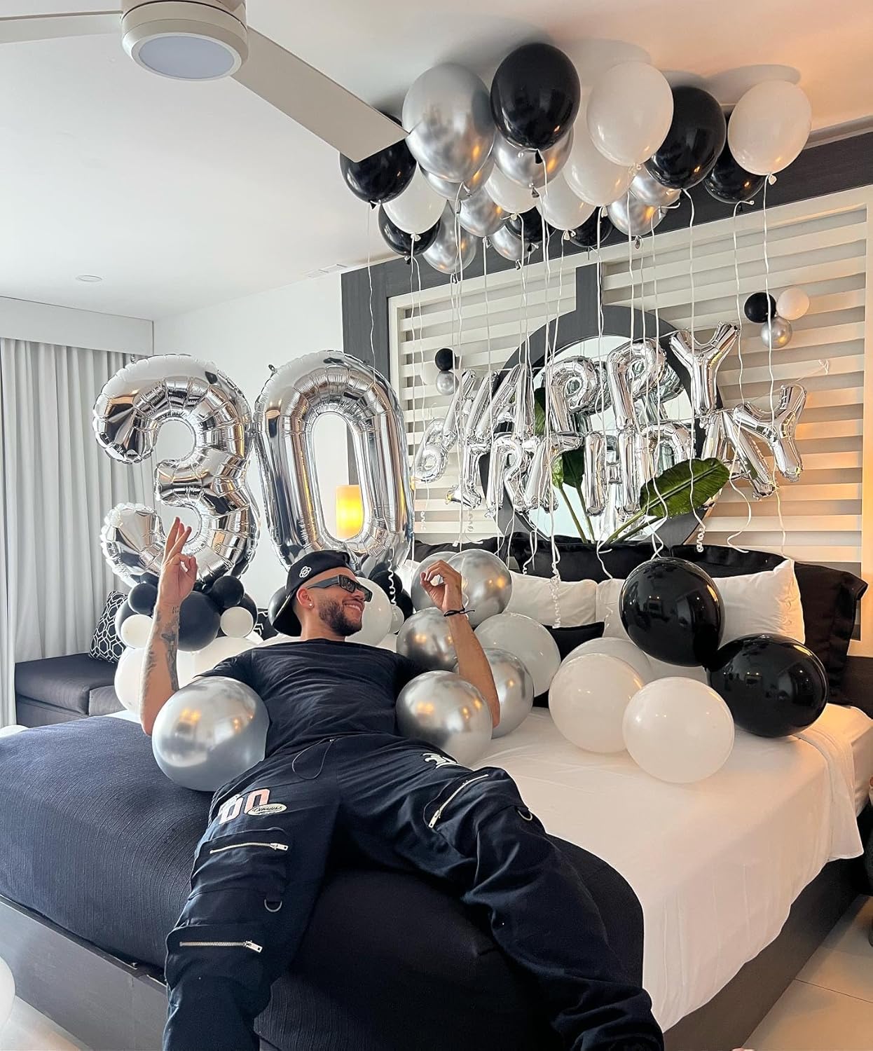 Silver Number Balloons by [Brand Name] - 40 Inch 0 Balloon for Birthday Decorations | Perfect for Celebrations