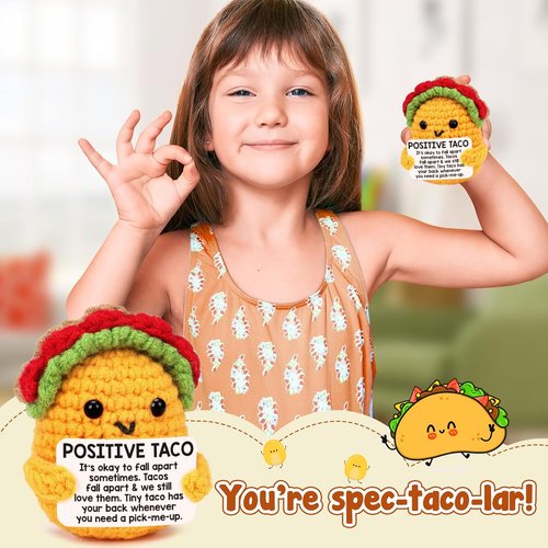 **Mini Emotional Taco | Unique Birthday Gift for Men & Women | Perfect for Teachers, Graduates & Friends**