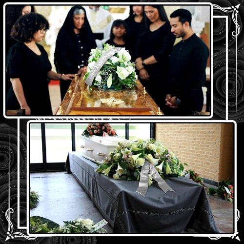 Fanfanwin Funeral Sash - Memorial Ribbon for Casket or Wreath | 58x4'' Silver Gray, In Loving Memory