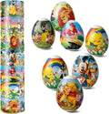 Skiennix Easter Egg Decorating Kit - Heat Shrink Sleeve Wraps & Stickers - Decorate 7 Eggs with Fun Designs