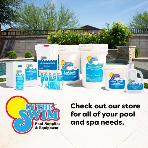 In The Swim Pool Shock - 68% Cal-Hypo Granular Sanitizer for Crystal Clear Water - 12 x 1 lb