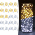 Skiennix 20 Pack Fairy Lights - Battery Operated 7ft Mini String Lights for Weddings & Parties | Warm & Cool White