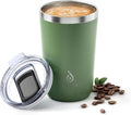 Ideus 20 oz Travel Coffee Mug - Double Wall Stainless Steel Insulated Tumbler with Splash Proof Lid | Avocado Green