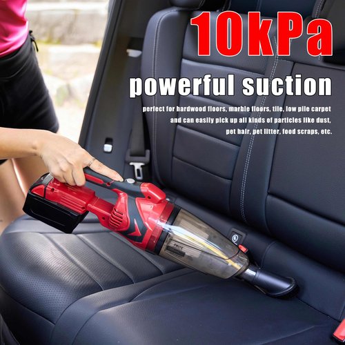 PMLYQ Cordless Vacuum Cleaner for Milwaukee M18 Battery,Wireless Handheld Power Vacuum Cleaner for Home, Boat, Workshop, Car, Pet Hair, Furniture(Tool Only No Battery)