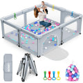 Skiennix Baby Playpen - Foldable Large Portable Safety Area for Toddlers | Indoor/Outdoor (71" × 59")