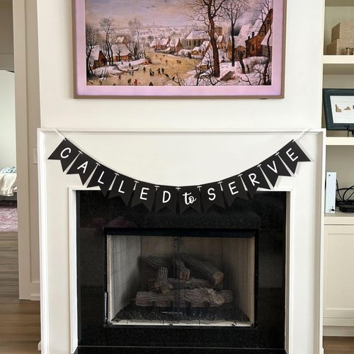 Called to Serve Banner - Mission Farewell Garland, Missionary Calling Party Supplies, LDS Mission Call Theme Party Decoration, Mission Call Opening Pennant Banner