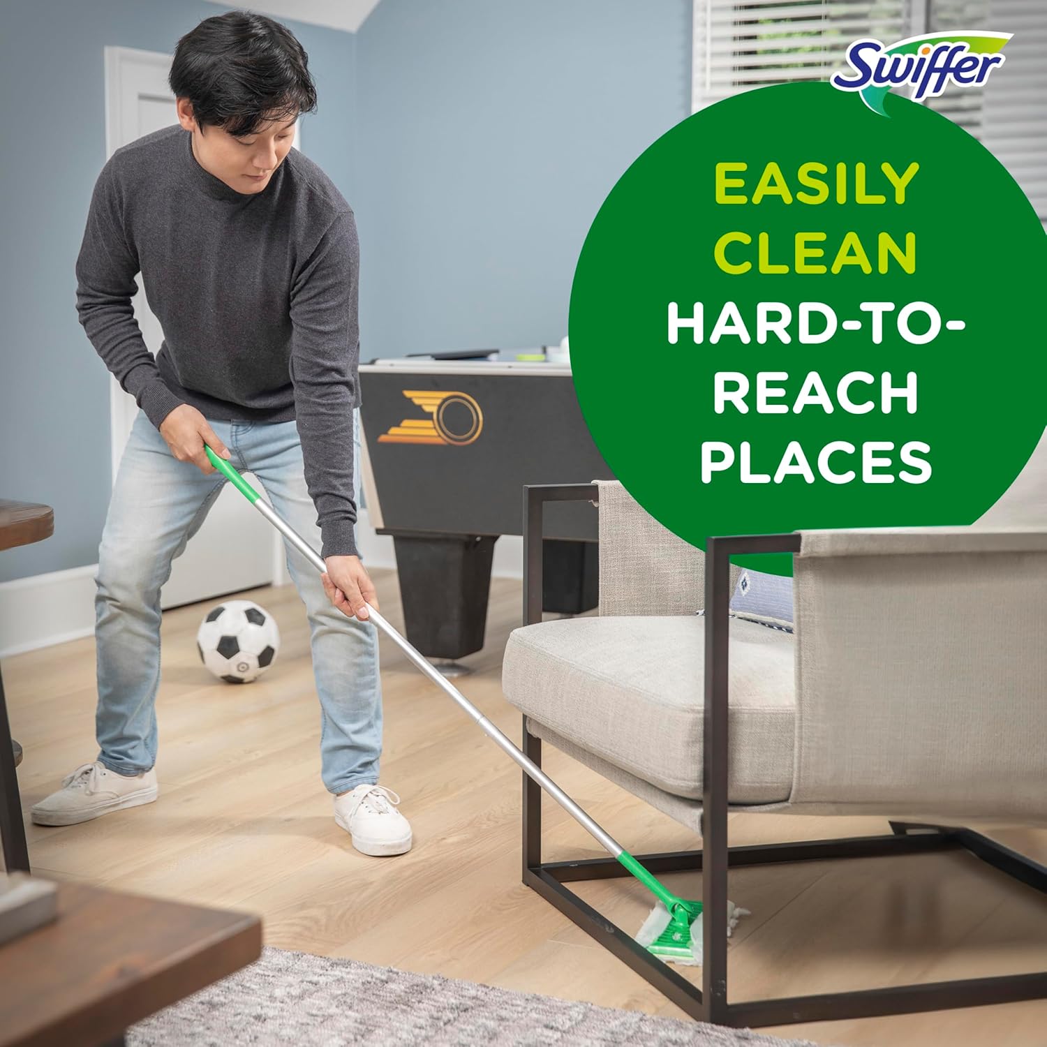 Swiffer Sweep + Mop Dry Pads Refill - Heavy Duty Multi-Surface Floor Cleaner Wipes | 40 Count