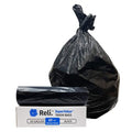 Reli. SuperValue 65 Gallon Trash Bags | 60 Count | Made in USA | Heavy Duty | Black Multi-Use Garbage Bags